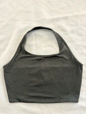 Prana Charcoal Gray Crewneck Top